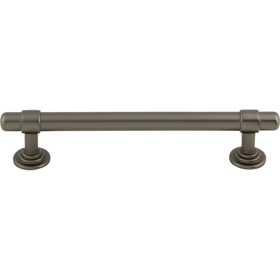 Top Knobs TK3002AG: 5-1/16" cc Ellis Bit Cabinet Pull - Ash Gray