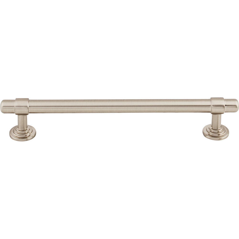Top Knobs TK3003BSN: 6-5/16" cc Ellis Bit Cabinet Pull - Brushed Satin Nickel