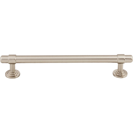 Top Knobs TK3003BSN: 6-5/16" cc Ellis Bit Cabinet Pull - Brushed Satin Nickel