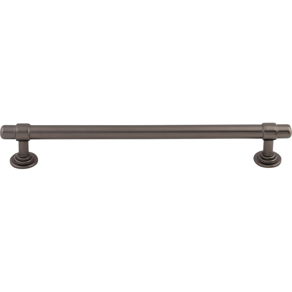 Top Knobs TK3004AG: 7-9/16" cc Ellis Bit Cabinet Pull - Ash Gray