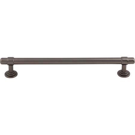 Top Knobs TK3004AG: 7-9/16" cc Ellis Bit Cabinet Pull - Ash Gray
