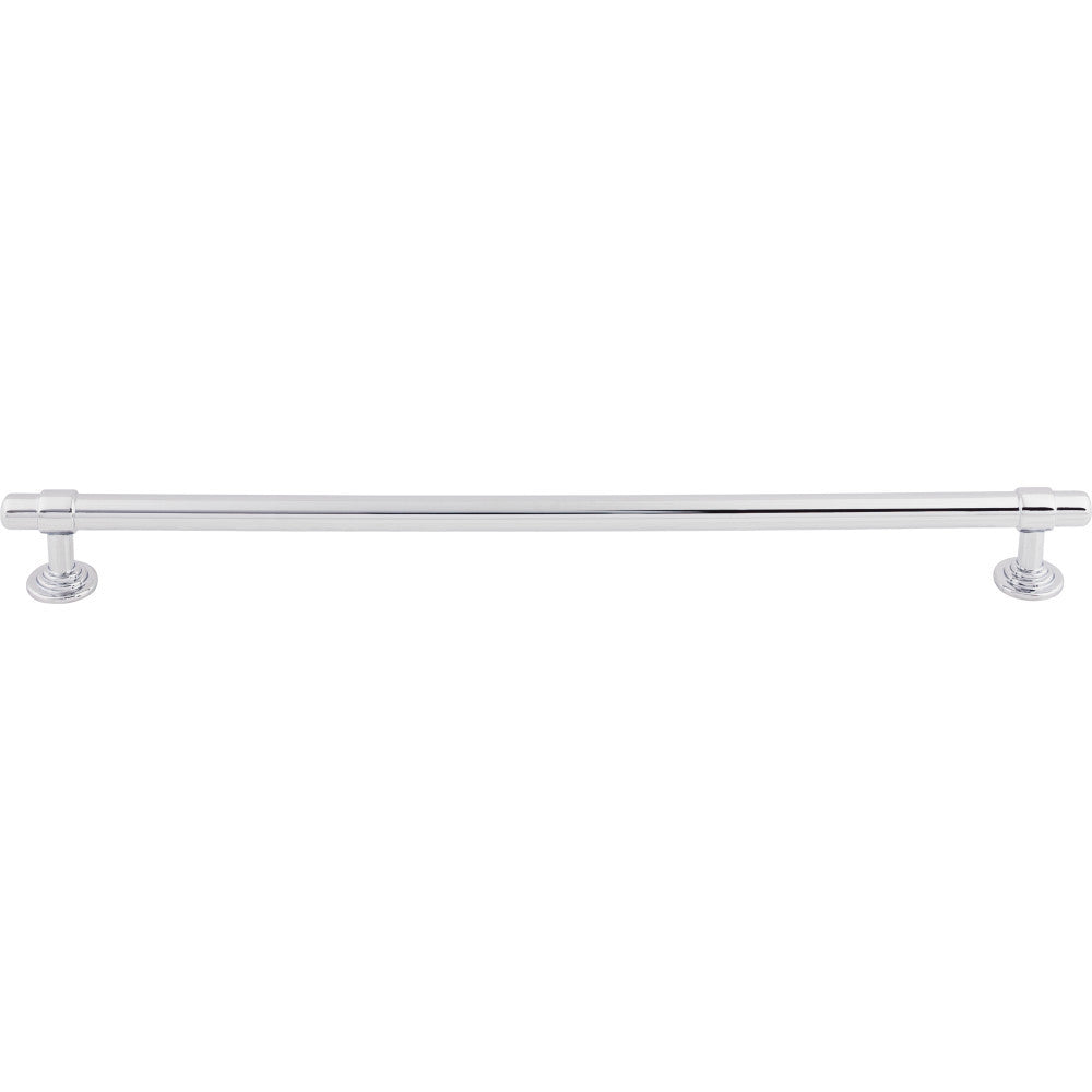 Top Knobs TK3006PC: 12" cc Ellis Bit Cabinet Pull - Polished Chrome