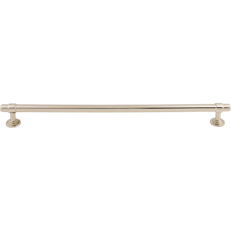 Top Knobs TK3006PN: 12" cc Ellis Bit Cabinet Pull - Polished Nickel