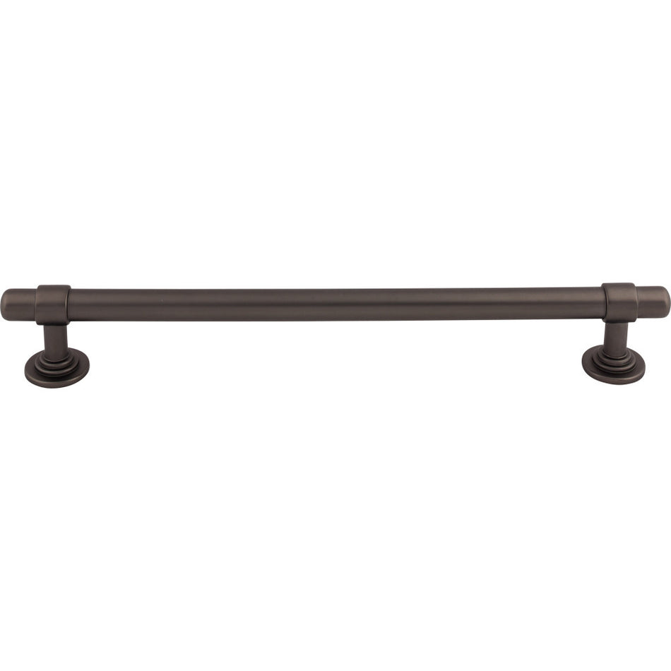 Top Knobs TK3008AG: 18" cc Ellis Bit Cabinet Pull - Ash Gray