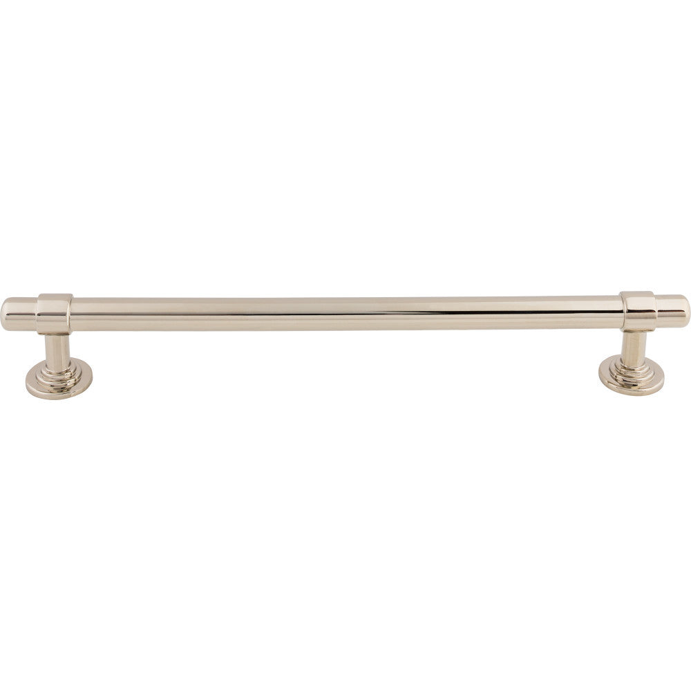 Top Knobs TK3008PN: 18" cc Ellis Bit Cabinet Pull - Polished Nickel
