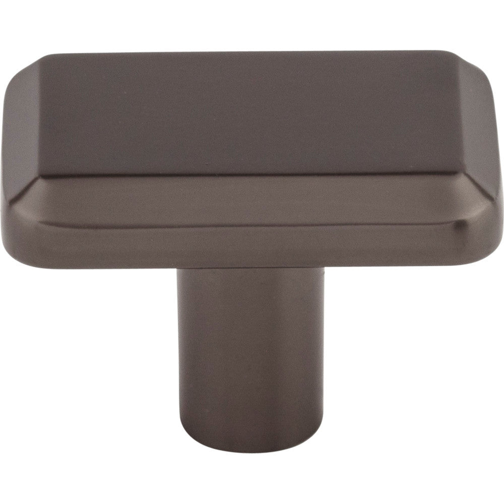 Top Knobs TK3010AG: 1-1/2" Telfair Rectangle Cabinet Knob - Ash Gray