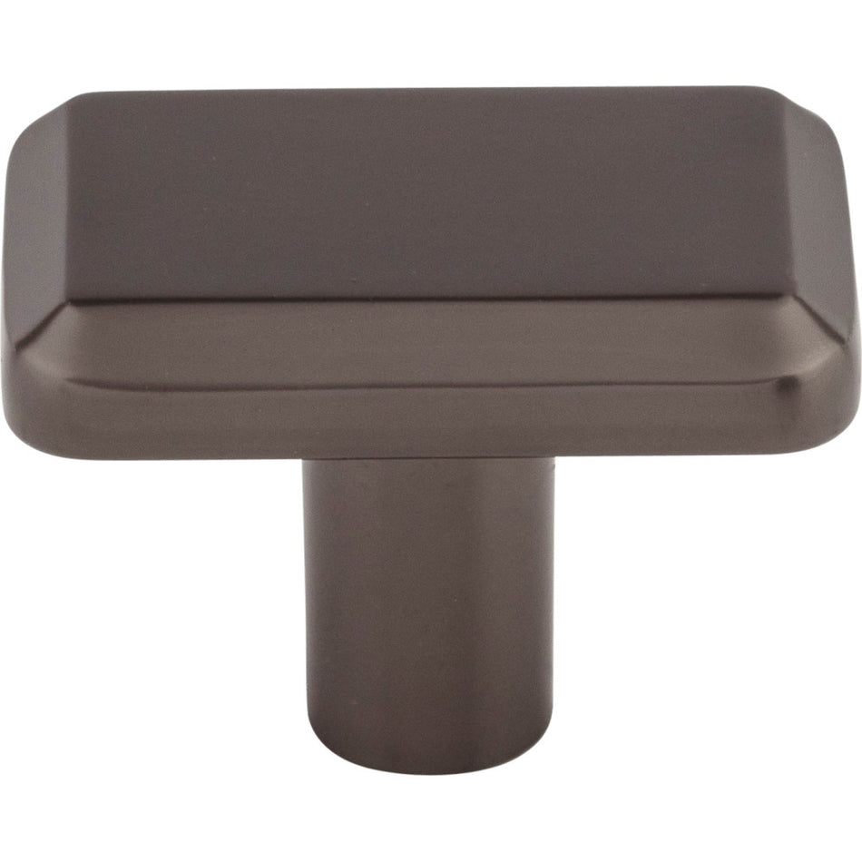 Top Knobs TK3010AG: 1-1/2" Telfair Rectangle Cabinet Knob - Ash Gray