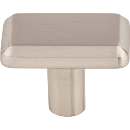 Top Knobs TK3010BSN: 1-1/2" Telfair Rectangle Cabinet Knob - Brushed Satin Nickel