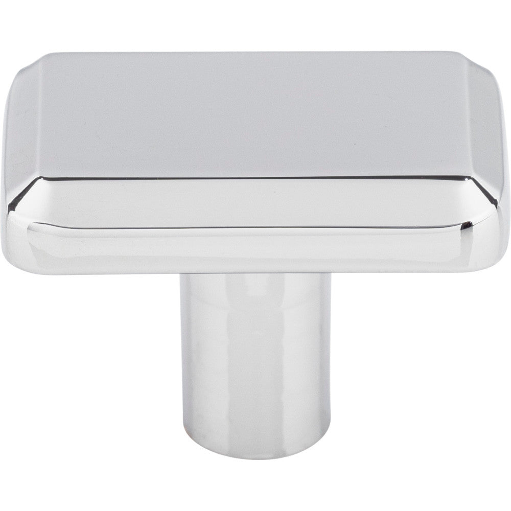 Top Knobs TK3010PC: 1-1/2" Telfair Rectangle Cabinet Knob - Polished Chrome