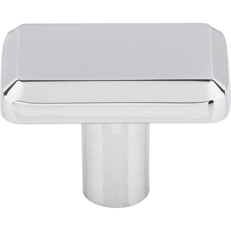 Top Knobs TK3010PC: 1-1/2" Telfair Rectangle Cabinet Knob - Polished Chrome