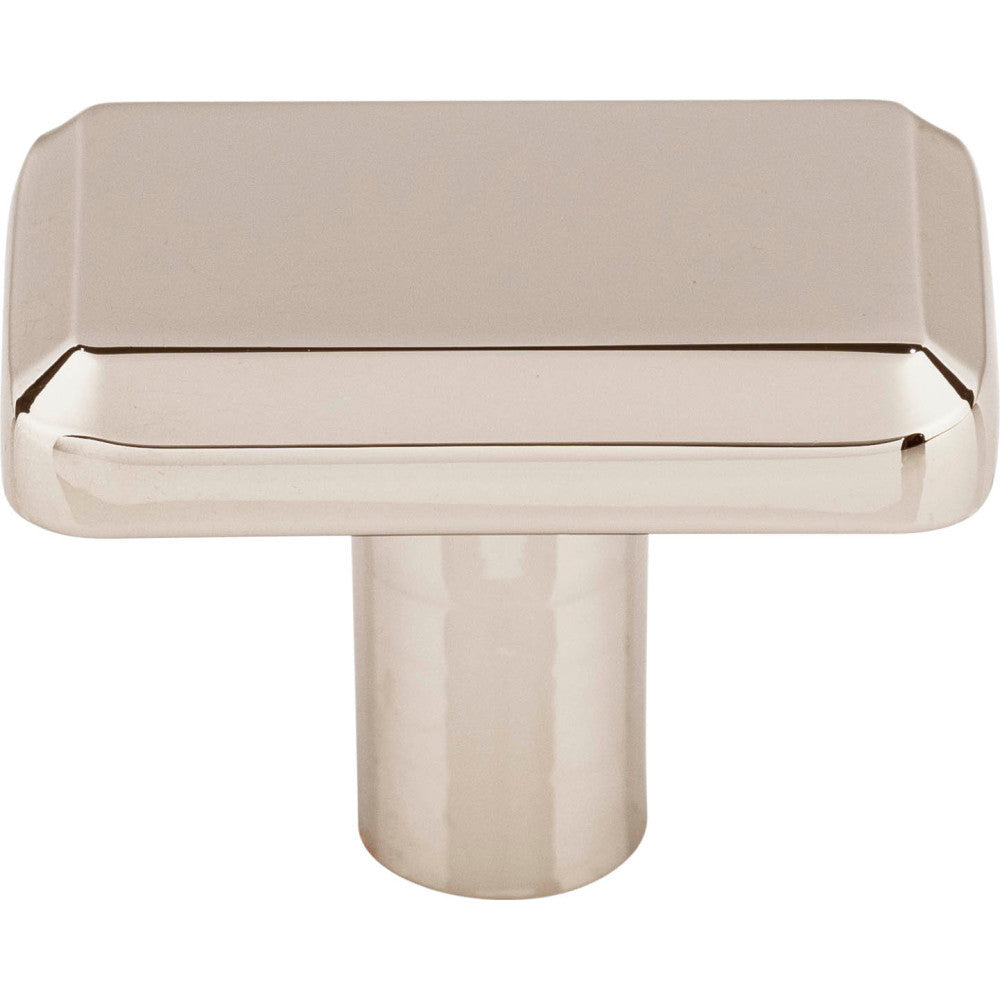 Top Knobs TK3010PN: 1-1/2" Telfair Rectangle Cabinet Knob - Polished Nickel