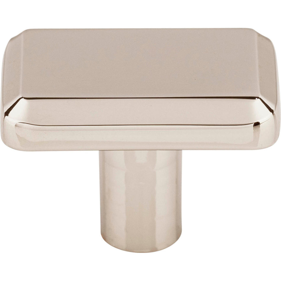 Top Knobs TK3010PN: 1-1/2" Telfair Rectangle Cabinet Knob - Polished Nickel