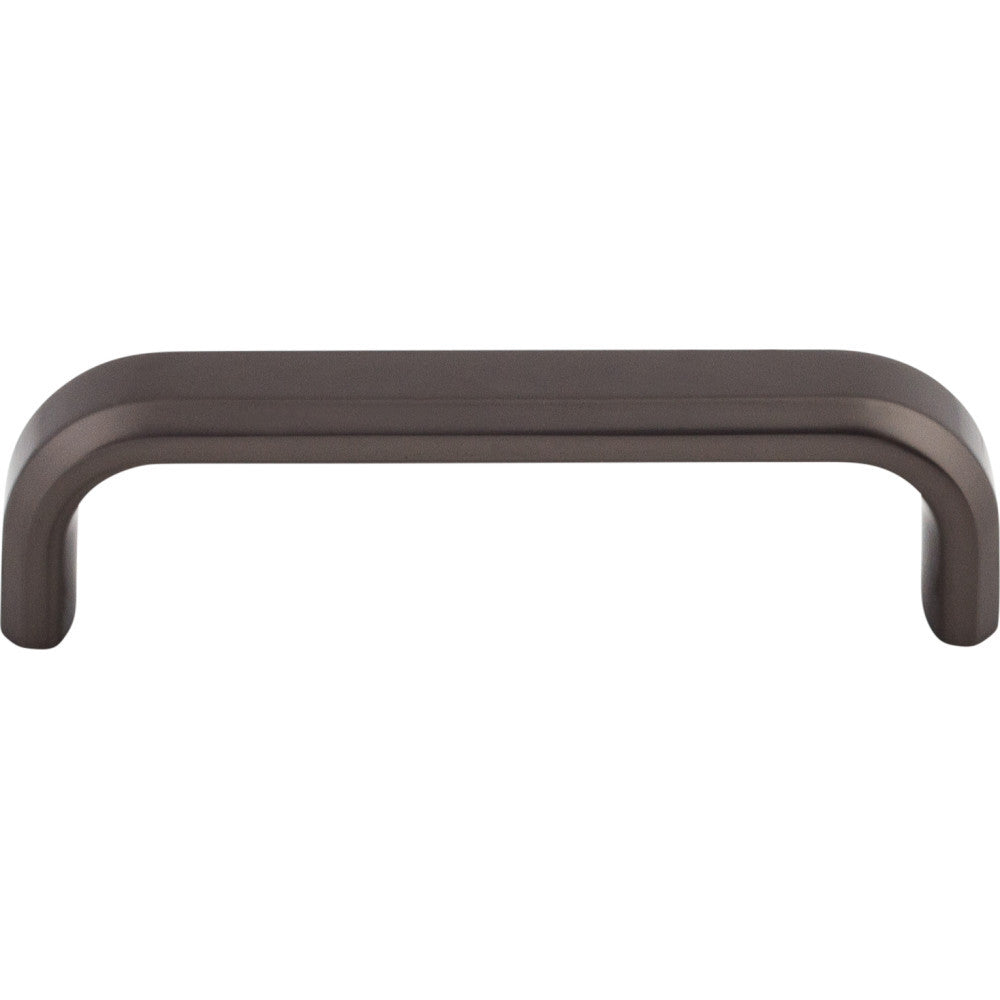 Top Knobs TK3011AG: 3-3/4" cc Telfair D-Handle Cabinet Pull - Ash Gray