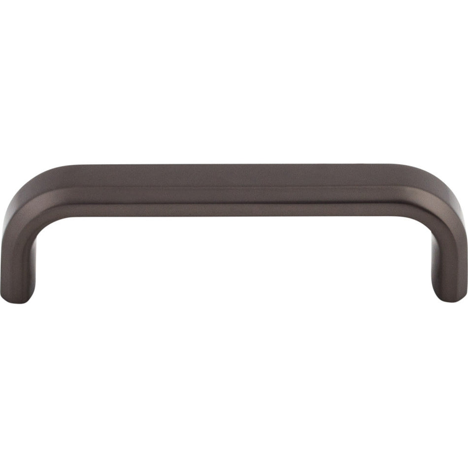 Top Knobs TK3011AG: 3-3/4" cc Telfair D-Handle Cabinet Pull - Ash Gray