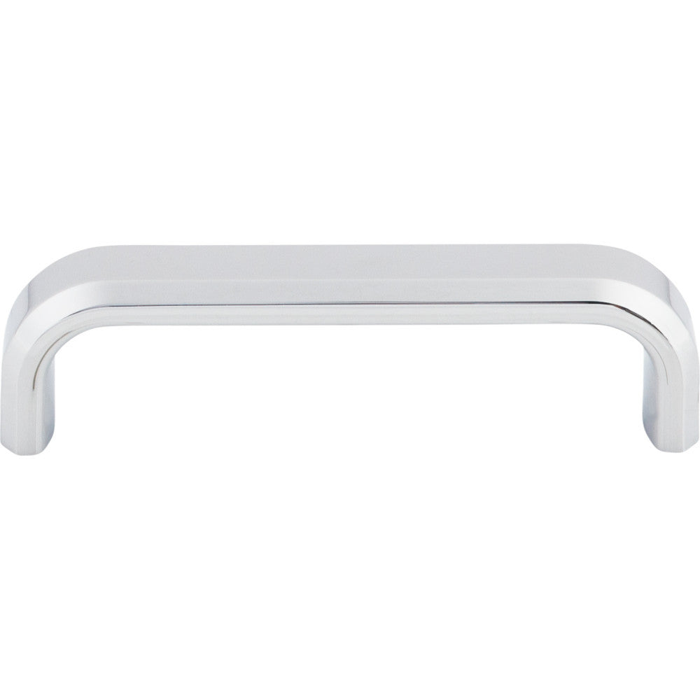 Top Knobs TK3011PC: 3-3/4" cc Telfair D-Handle Cabinet Pull - Polished Chrome