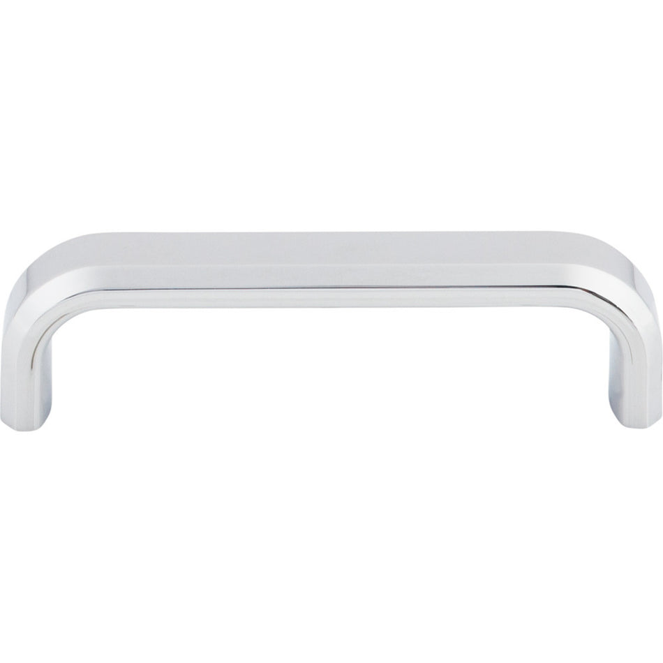 Top Knobs TK3011PC: 3-3/4" cc Telfair D-Handle Cabinet Pull - Polished Chrome