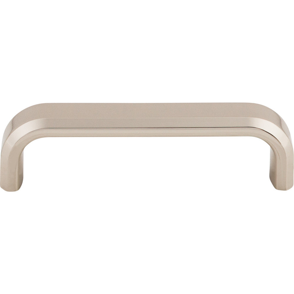 Top Knobs TK3011PN: 3-3/4" cc Telfair D-Handle Cabinet Pull - Polished Nickel