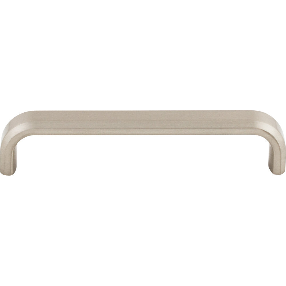 Top Knobs TK3012BSN: 5-1/16" cc Telfair D-Handle Cabinet Pull - Brushed Satin Nickel