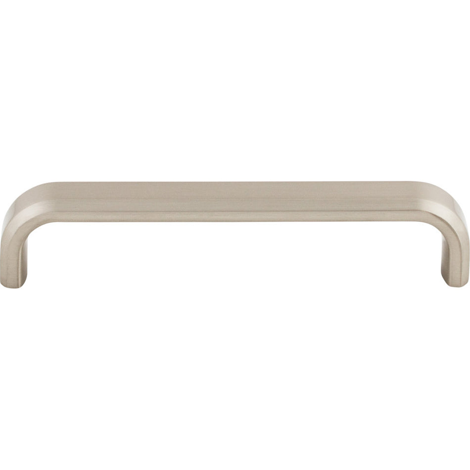 Top Knobs TK3012BSN: 5-1/16" cc Telfair D-Handle Cabinet Pull - Brushed Satin Nickel
