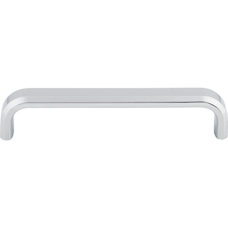 Top Knobs TK3012PC: 5-1/16" cc Telfair D-Handle Cabinet Pull - Polished Chrome