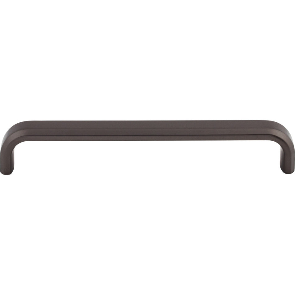 Top Knobs TK3013AG: 6-5/16" cc Telfair D-Handle Cabinet Pull - Ash Gray