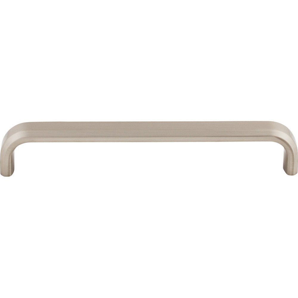 Top Knobs TK3013BSN: 6-5/16" cc Telfair D-Handle Cabinet Pull - Brushed Satin Nickel