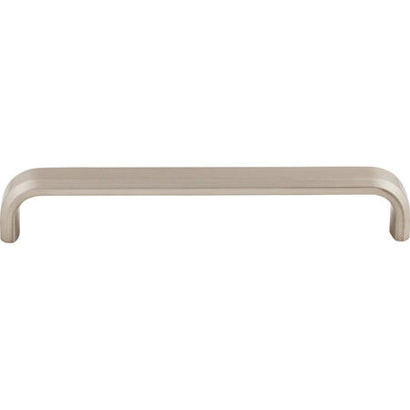 Top Knobs TK3013BSN: 6-5/16" cc Telfair D-Handle Cabinet Pull - Brushed Satin Nickel