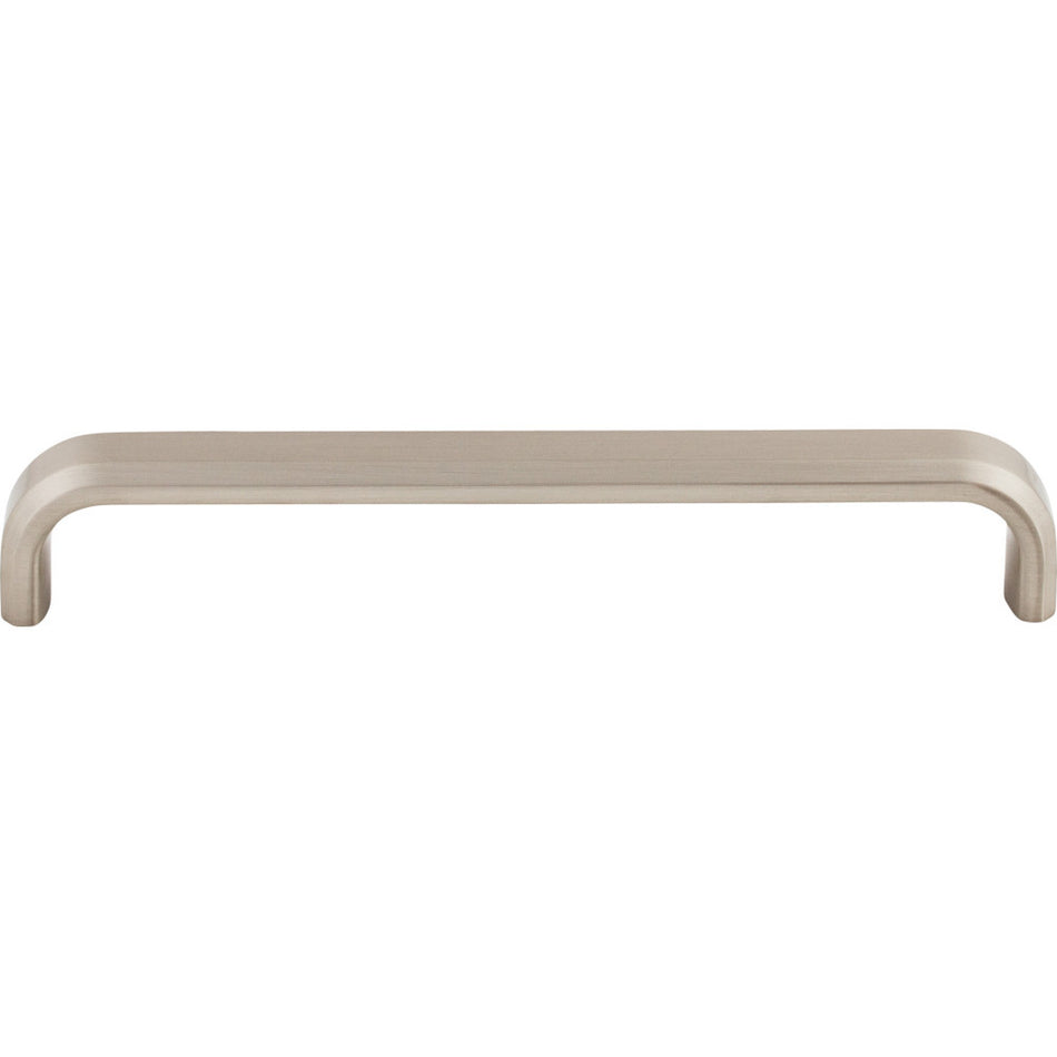 Top Knobs TK3013BSN: 6-5/16" cc Telfair D-Handle Cabinet Pull - Brushed Satin Nickel