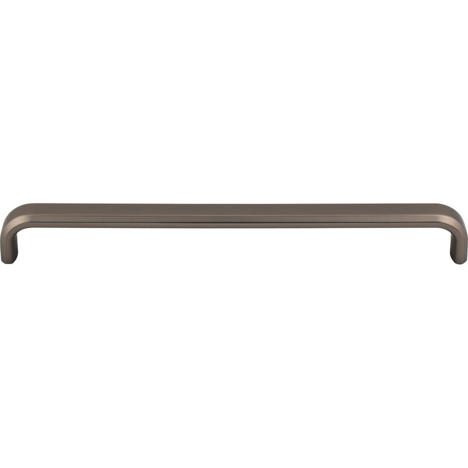 Top Knobs TK3015AG: 8-13/16" cc Telfair D-Handle Cabinet Pull - Ash Gray