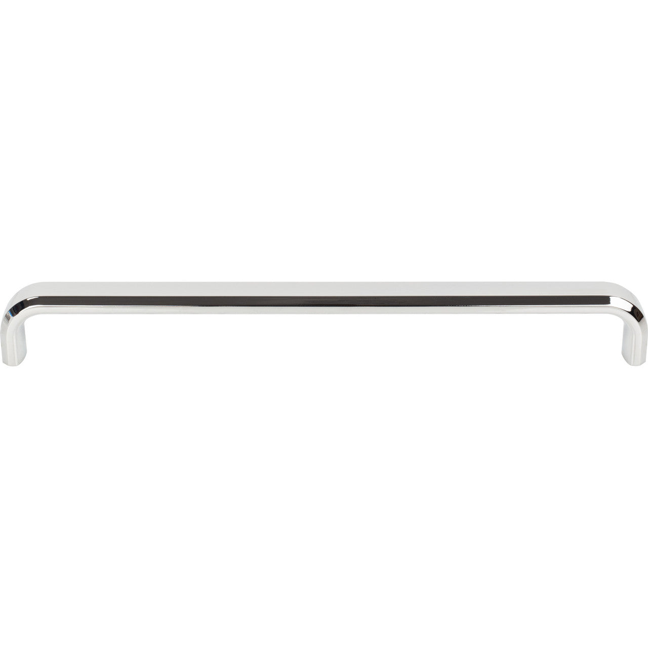 Top Knobs TK3015PC: 8-13/16" cc Telfair D-Handle Cabinet Pull - Polished Chrome