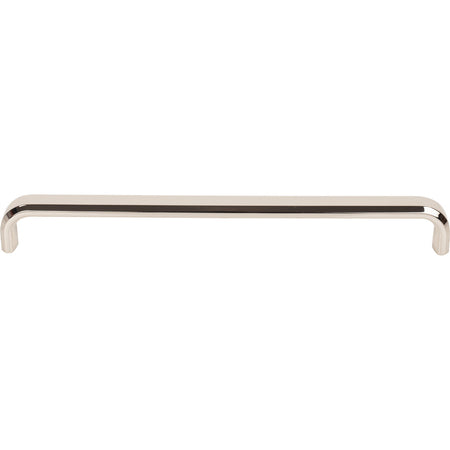 Top Knobs TK3015PN: 8-13/16" cc Telfair D-Handle Cabinet Pull - Polished Nickel