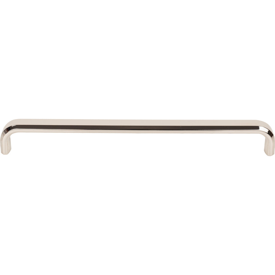 Top Knobs TK3015PN: 8-13/16" cc Telfair D-Handle Cabinet Pull - Polished Nickel