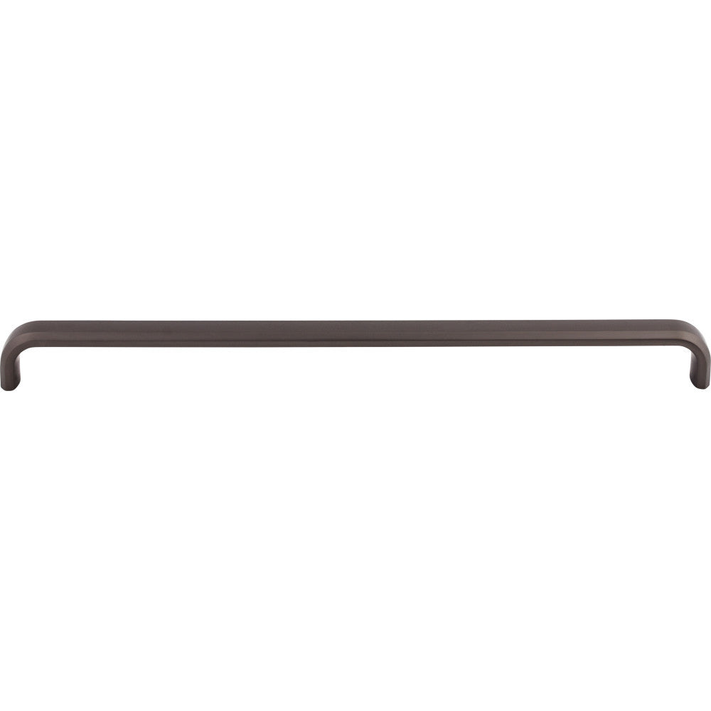 Top Knobs TK3016AG: 12" cc Telfair D-Handle Cabinet Pull - Ash Gray