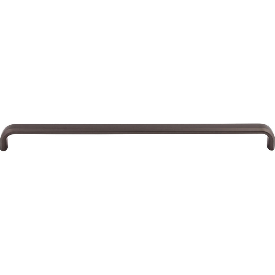 Top Knobs TK3016AG: 12" cc Telfair D-Handle Cabinet Pull - Ash Gray