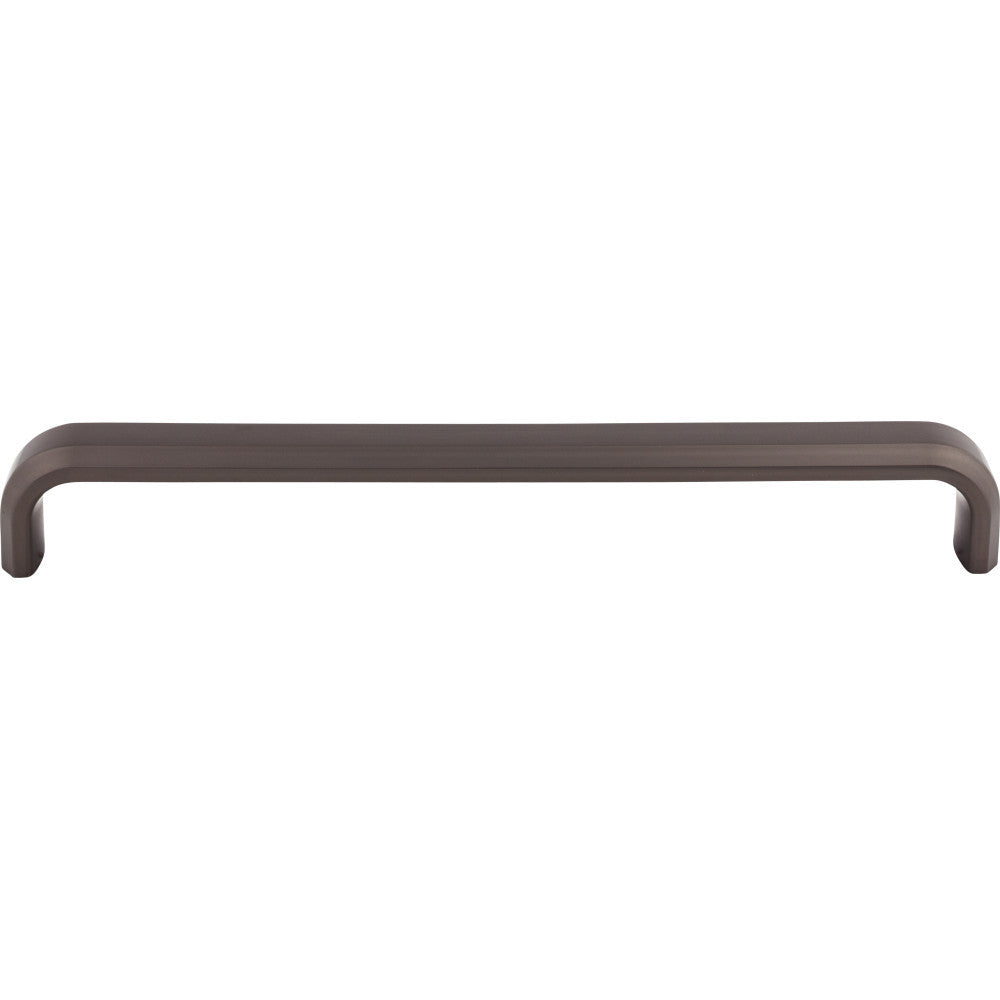 Top Knobs TK3018AG: 18" cc Telfair D-Handle Cabinet Pull - Ash Gray