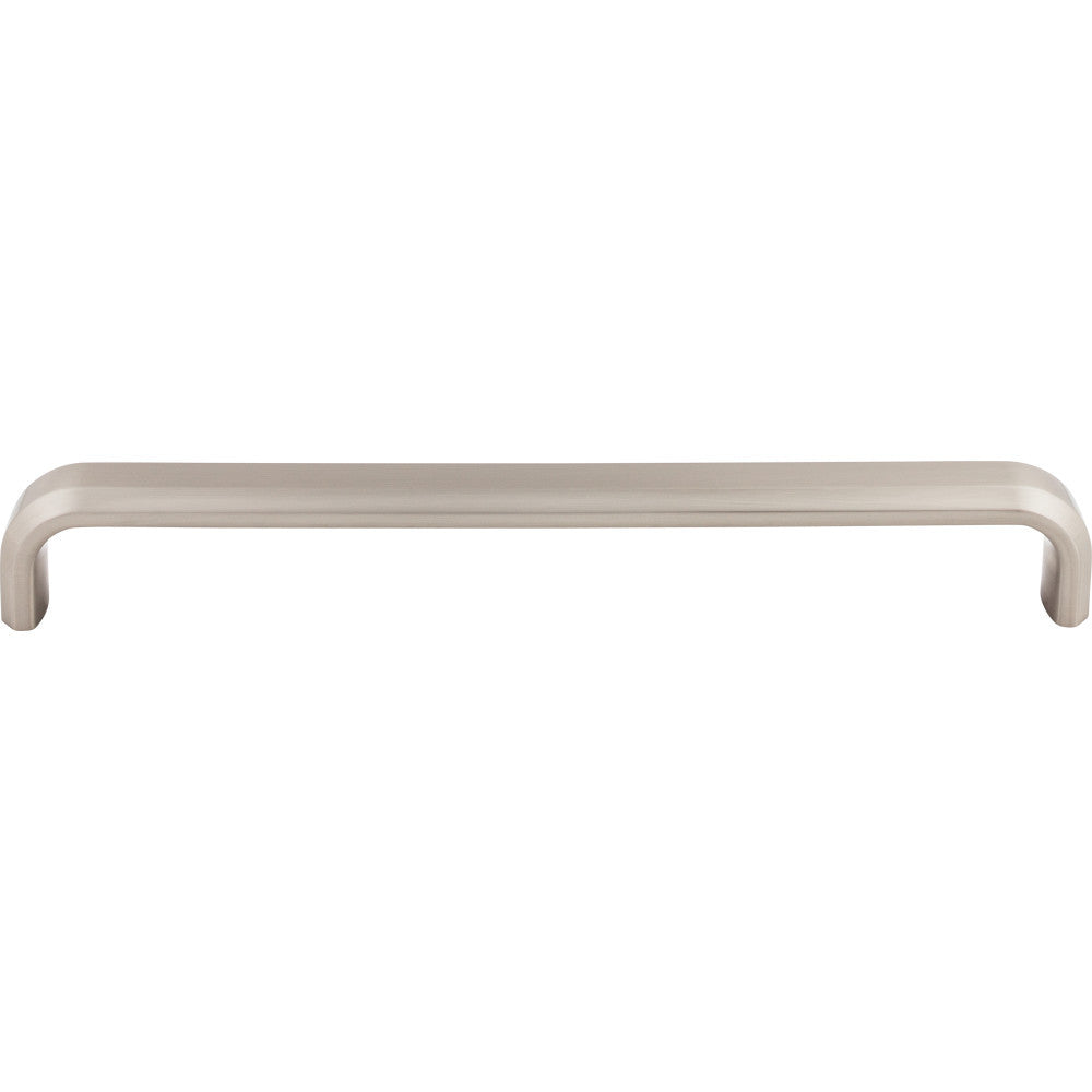 Top Knobs TK3018BSN: 18" cc Telfair D-Handle Cabinet Pull - Brushed Satin Nickel