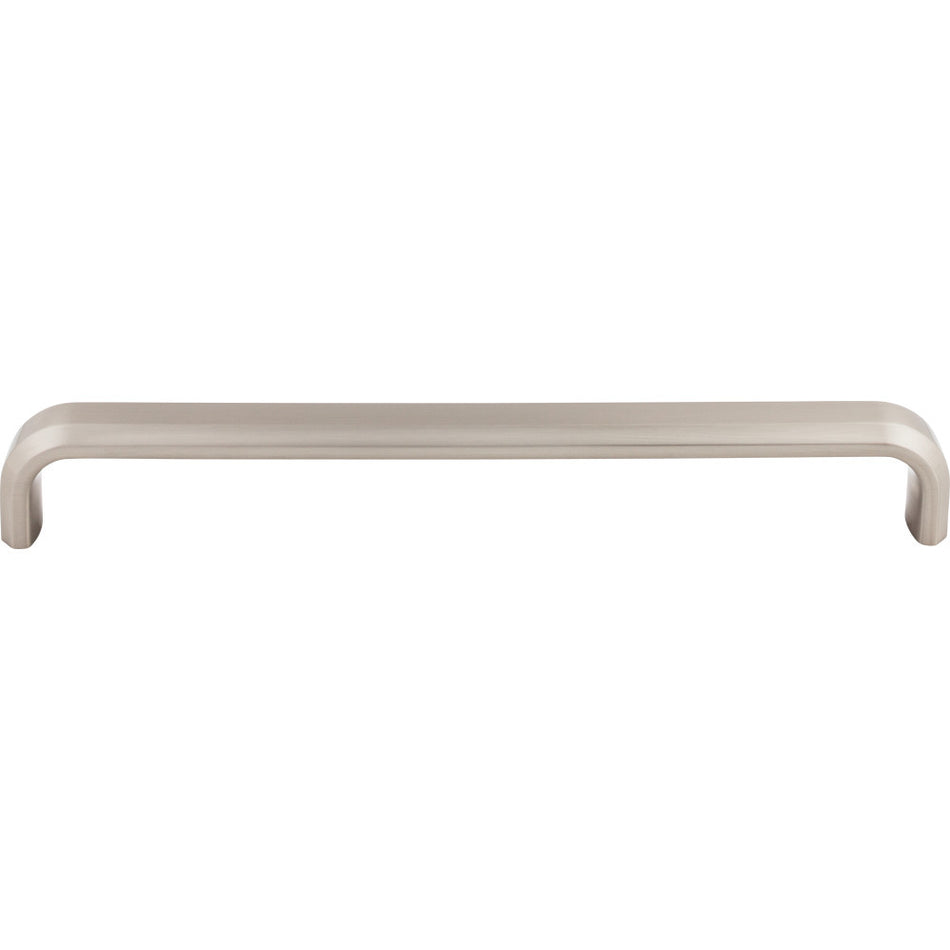 Top Knobs TK3018BSN: 18" cc Telfair D-Handle Cabinet Pull - Brushed Satin Nickel