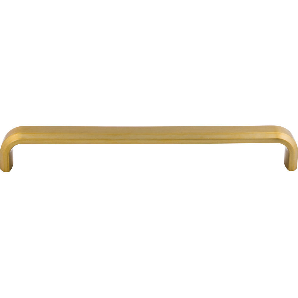 Top Knobs TK3018HB: 18" cc Telfair D-Handle Cabinet Pull - Honey Bronze