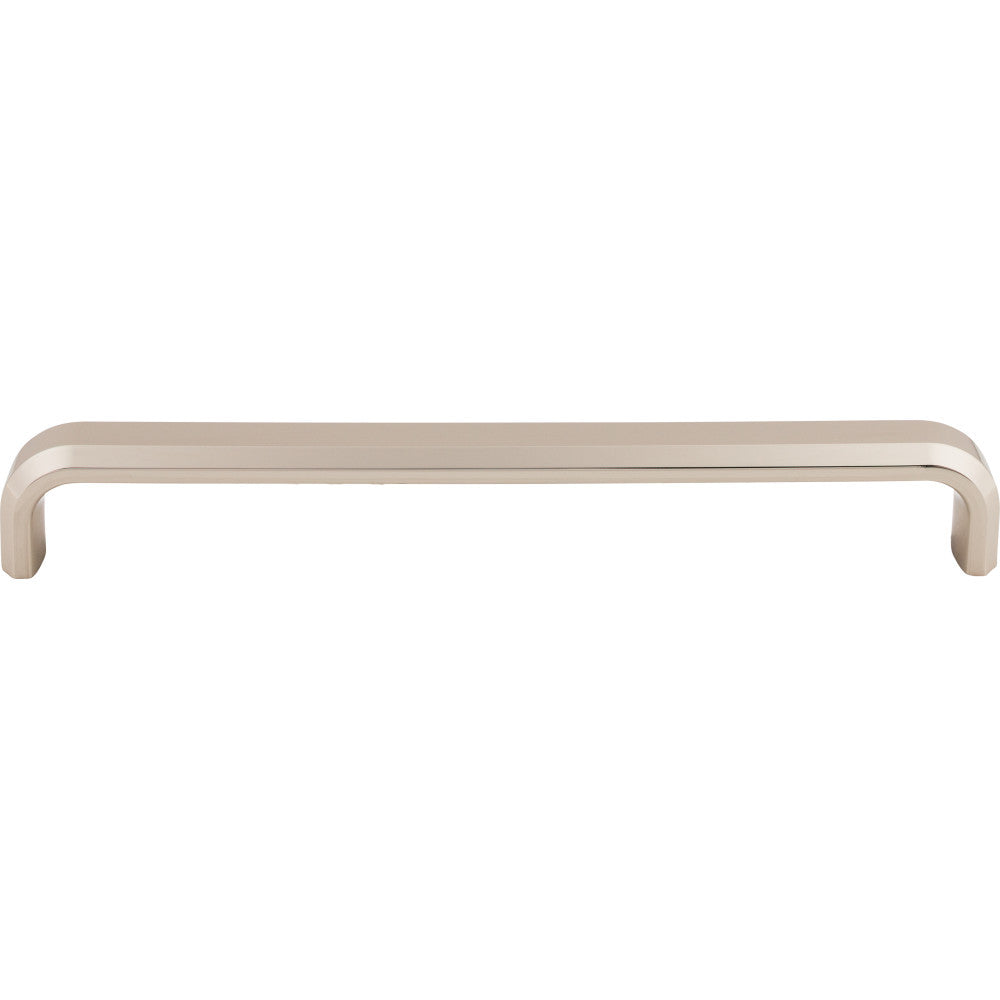 Top Knobs TK3018PN: 18" cc Telfair D-Handle Cabinet Pull - Polished Nickel