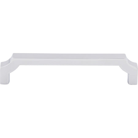 Top Knobs TK3022PC: 5-1/16" cc Davenport Square Bar Cabinet Pull - Polished Chrome
