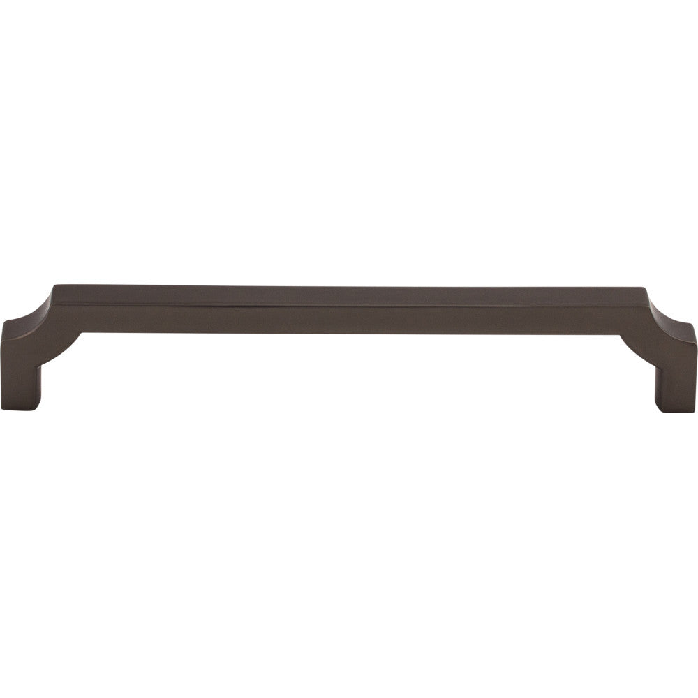 Top Knobs TK3023AG: 6-5/16" cc Davenport Square Bar Cabinet Pull - Ash Gray