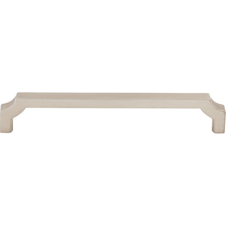 Top Knobs TK3023BSN: 6-5/16" cc Davenport Square Bar Cabinet Pull - Brushed Satin Nickel