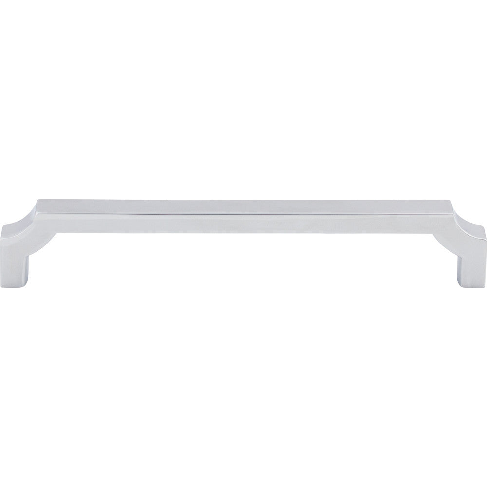 Top Knobs TK3023PC: 6-5/16" cc Davenport Square Bar Cabinet Pull - Polished Chrome