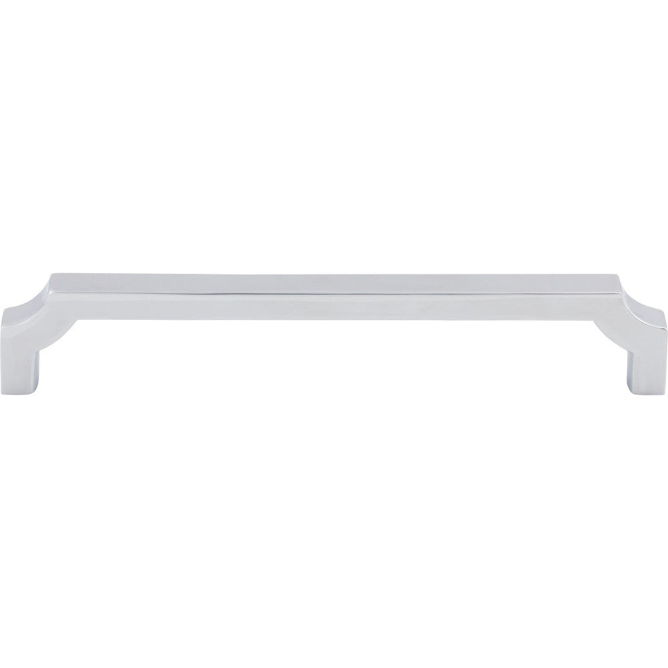 Top Knobs TK3023PC: 6-5/16" cc Davenport Square Bar Cabinet Pull - Polished Chrome