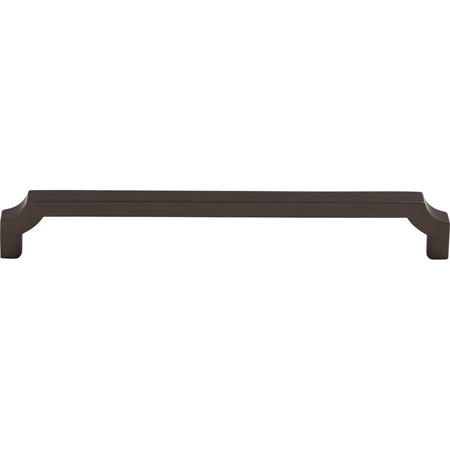 Top Knobs TK3024AG: 7-9/16" cc Davenport Square Bar Cabinet Pull - Ash Gray