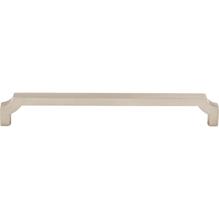 Top Knobs TK3024BSN: 7-9/16" cc Davenport Square Bar Cabinet Pull - Brushed Satin Nickel