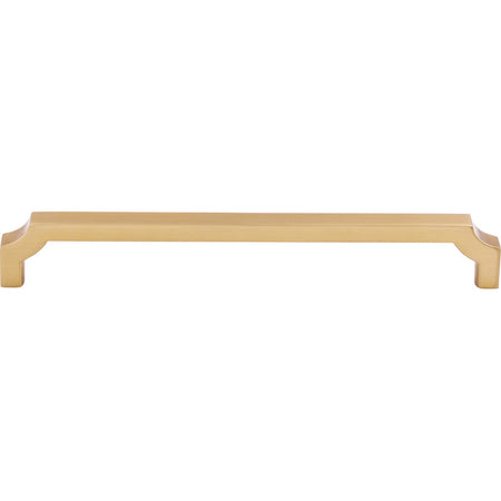 Top Knobs TK3024HB: 7-9/16" cc Davenport Square Bar Cabinet Pull - Honey Bronze