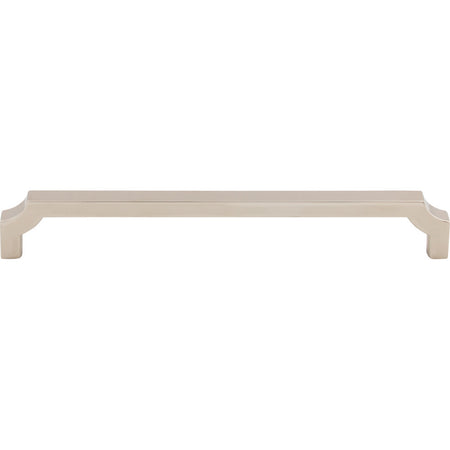 Top Knobs TK3024PN: 7-9/16" cc Davenport Square Bar Cabinet Pull - Polished Nickel