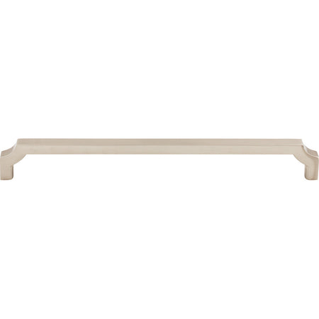Top Knobs TK3025BSN: 8-13/16" cc Davenport Square Bar Cabinet Pull - Brushed Satin Nickel
