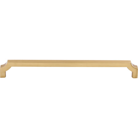 Top Knobs TK3025HB: 8-13/16" cc Davenport Square Bar Cabinet Pull - Honey Bronze
